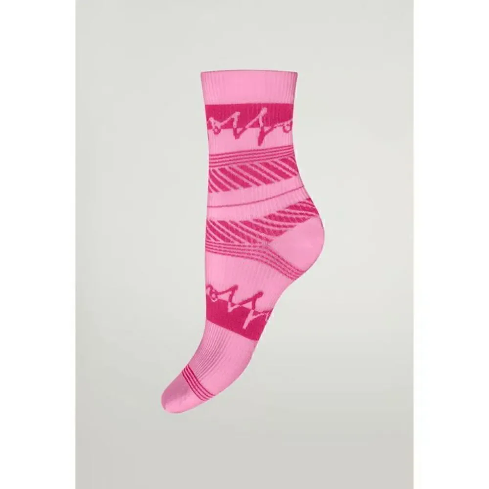 NWT Wolford Paige Socks Pink L 2 Pairs set